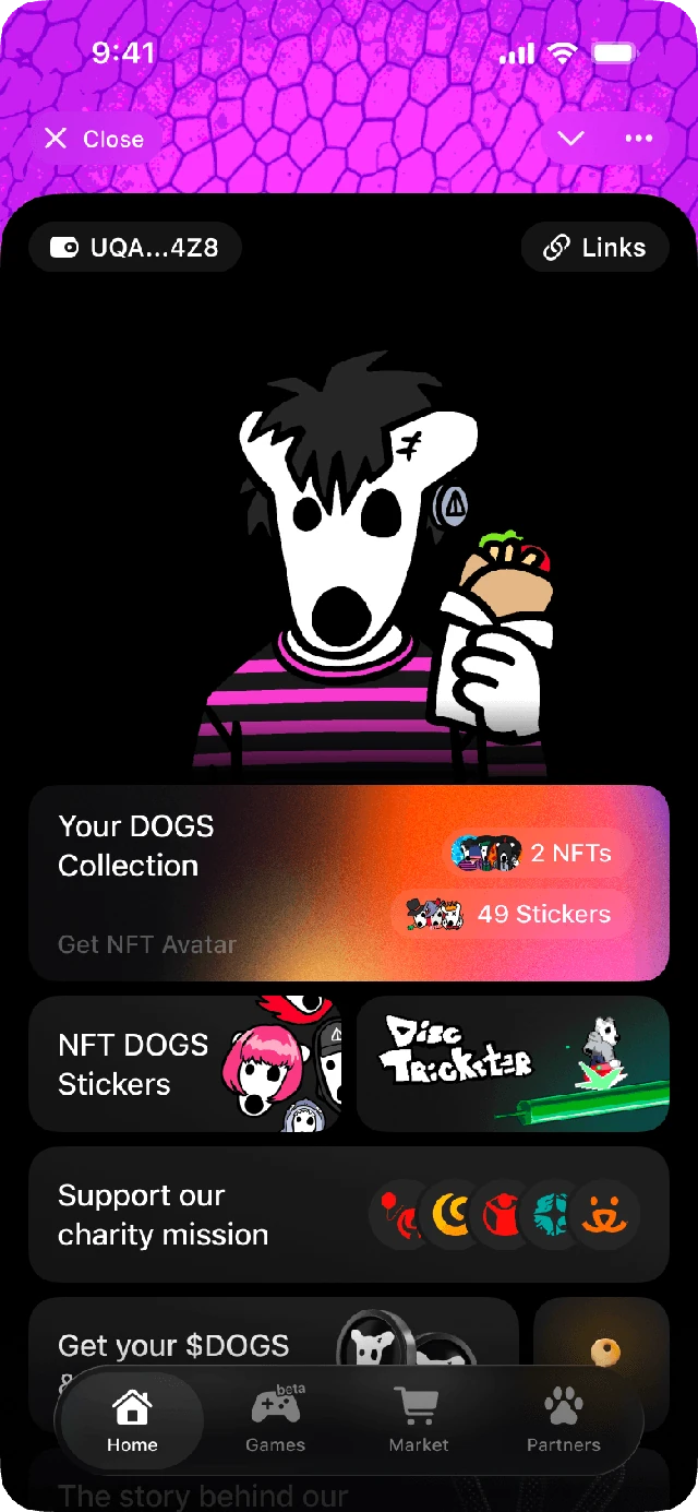 Main screen