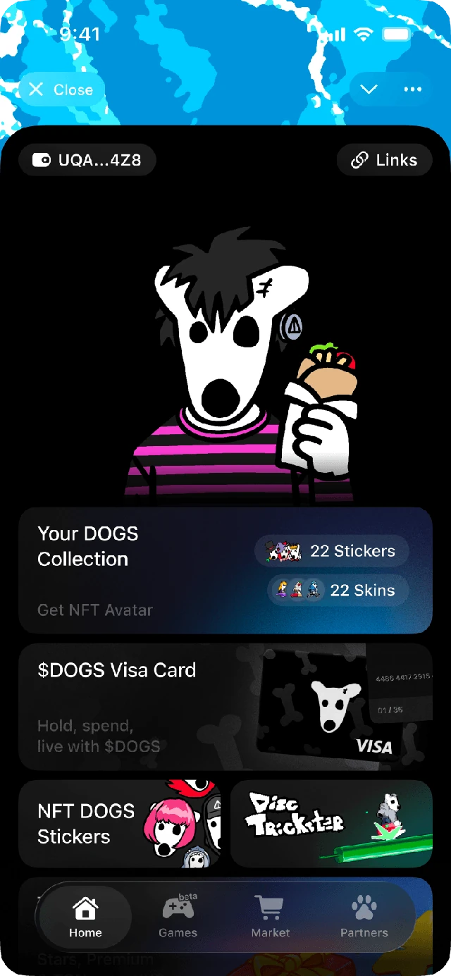 $DOGS Visa Card