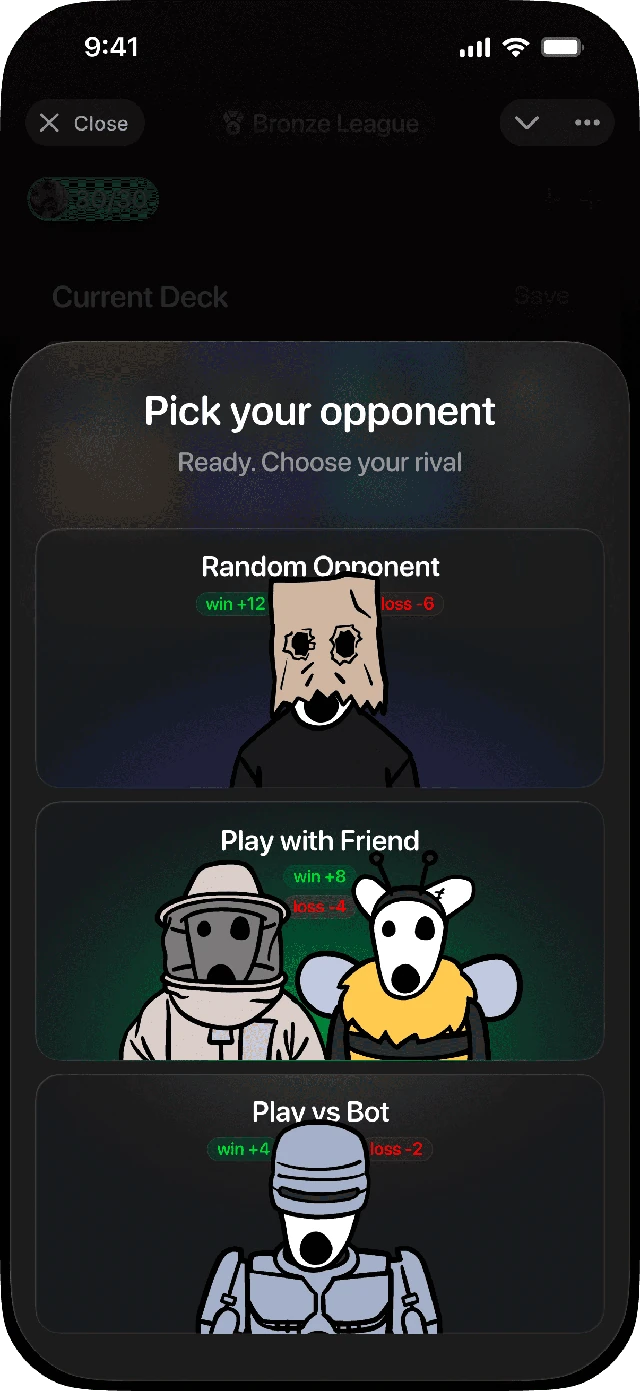 Pick your opponent