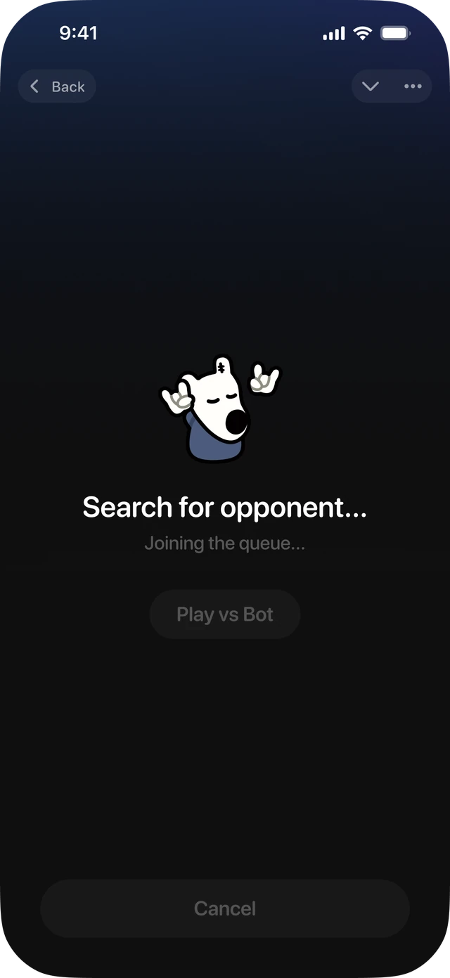 Search for opponent
